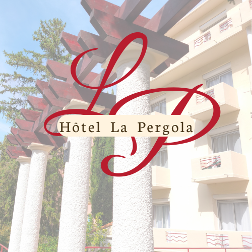 Photo montrant le logo de l'entreprise, Hôtel La Pergola dans le header
